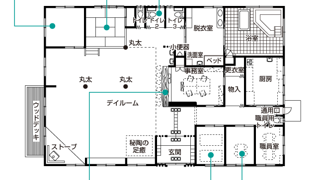 施設の間取り